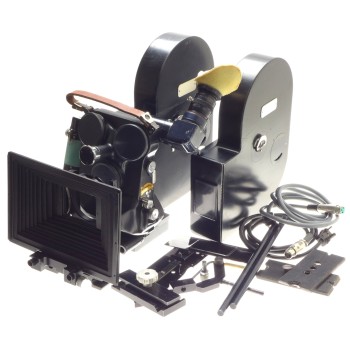 Cameflex Eclair 16/35mm movie camera complete kit motor hood gates finder mags