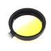 SLIP ON 36mm HALF YELLOW G.b. FILTER BLACK RARE LEICA