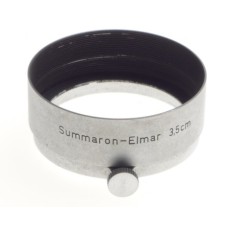 LEICA FOOKH Summaron-Elmar 35mm chrome 3.5cm Silver camera lens hood shade 35mm