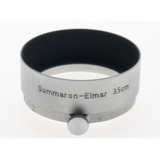 FOOKH SUMMARON-ELMAR 35mm SILVER 3.5cm CHROME CAMERA LENS HOOD SHADE A36 CLEAN