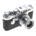 LEICA IIIg 3G CAMERA LEITZ SILVER CHROME PRIME ELMAR 1:2.8/50mm CASE CAP MANUAL