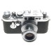 LEICA IIIg 3G CAMERA LEITZ SILVER CHROME PRIME ELMAR 1:2.8/50mm CASE CAP MANUAL