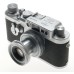 LEICA IIIg 3G CAMERA LEITZ SILVER CHROME PRIME ELMAR 1:2.8/50mm CASE CAP MANUAL