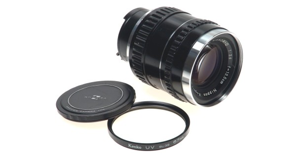 BRONICA EC CAMERA LENS NIKKOR-Q 1:3.5/135 mm CAP FILTER