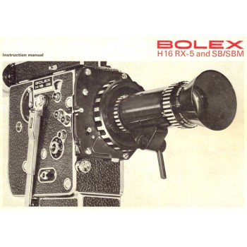 Bolex h16 rx5 and sb sbm instruction manual