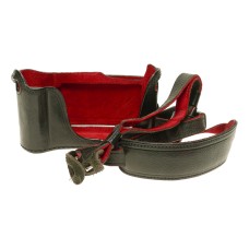 Luigi Black soft leather half case with Neck strap for Leica M camera