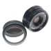 Subminiature Pentax-110 1:2.8 f=24mm wide angle lens 2.8/24mm lens set