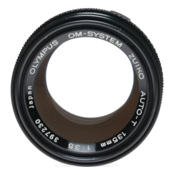Zuiko Olympus Auto-T 3.5 f=135mm OM-System Vintage 35mm film lens