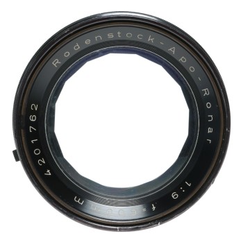Rodenstock-Apo-Ronar 1:9 f=600 vintage lens large heavy glass 9/600mm