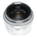 Planar 2/50 Zeiss Contarex vintage film lens f/2 50mm chrome f=50mm