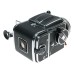 Hasselblad 500C/M Zeiss 2/80 Planar grip finder hood strap and more film set