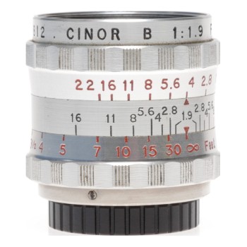 SOM Berthiot Cinor B 1:1.9 F=25 for 16mm Cine Camera Lens