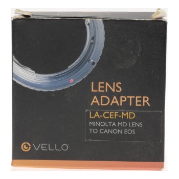 Vello Minolta MD Lens to Canon EOS Camera LA-CEF-MD Adapter