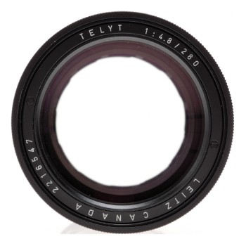 Leitz 11901 Telyt 1:4.8/280 Leica Telephoto Camera Lens