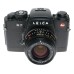 Leica R7 SLR Black Germany 3 lenses Summicron, Elmarit 28 full set  Stunning