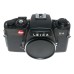 Leica R4 Black 35mm film camera body Leitz SLR strap and instruction manual
