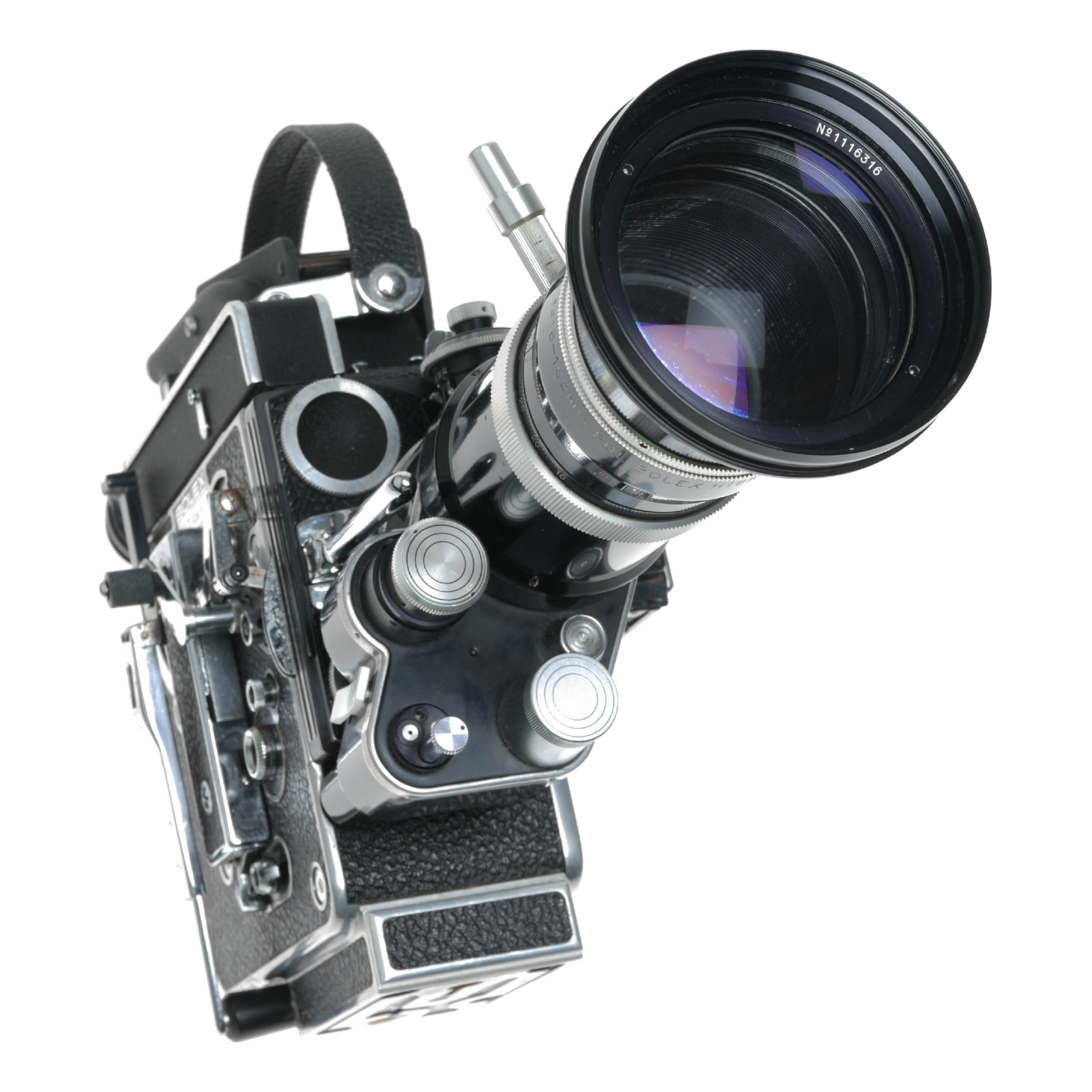 Buy bolex rex 5 h16 reflex camera 16mm film switar 16100 poe zoom lens