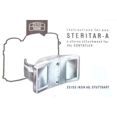 Zeiss steritar-a contaflex instructions for use manual