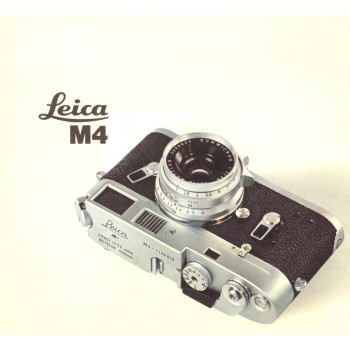 Leica m4 vintige film camera user instruction manual