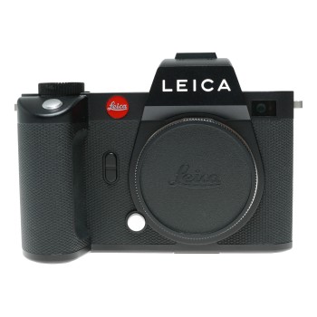 Leica SL2 Mirrorless Camera 10856 Black Pristine thumbs-up strap set