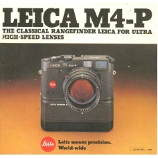 Leica m4-p classical rangefinder high speed lenses info