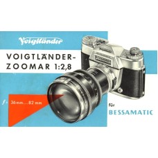 Voigtlander zoomar zoom lens operating instructions
