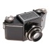 Exakta black medium format vintage camera Tessar 2.8 f=7.5cm Meyer 1:2.8/75mm