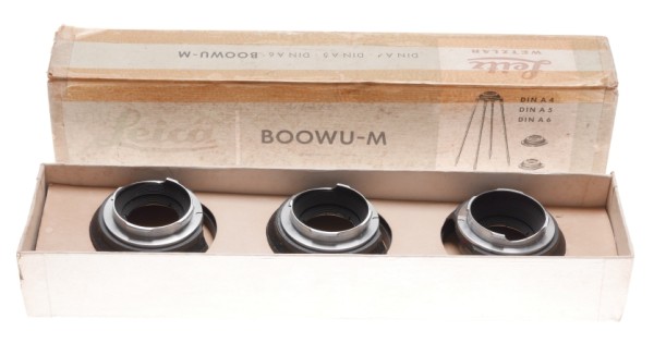 Baguette Leica BOOWU-M pour gros plans Din A4/A5/A6