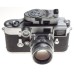 Leica RF M3 camera with DR Summicron 1:2/50mm macro goggles Leitz meter case kit