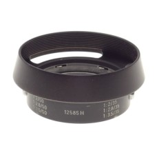 Vented black LEICA 12585H lens hood shade Summicron 2/35 f=50mm f2.8 3.5 snap on