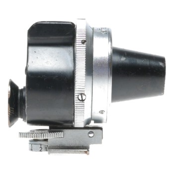 Leitz Universal hot shoe view finder black chrome E. Leitz Wetzlar rangefinder