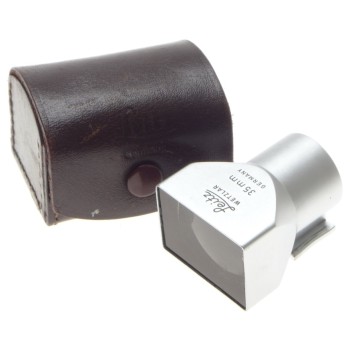 SBLOO 35mm BRIGHTLINE SILVER LEICA CAMERA VIEWFINDER CHROME CLEAN CASED LEITZ