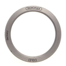 NOVOFLEX COLEI chrome adapter ring mount M39 to M42 thread converter used clean
