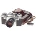 ZEISS IKON Contax IIIa rangefinder camera Sonnar 1:2/50 coated lens f=50mm cased