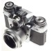 ZEISS CONTAREX Bullseye SLR 35mm chrome film camera Tessar 1:2.8/50mm lens cased