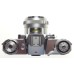 ZEISS CONTAREX Bullseye SLR 35mm chrome film camera Tessar 1:2.8/50mm lens cased