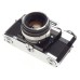 ZEISS CONTAREX Super SLR 35mm chrome film camera Planar 1:2/50mm lens case strap