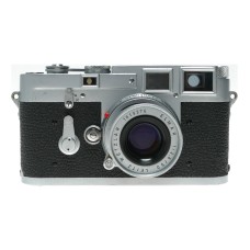 Leica M3 Elmar 2.8/50 mm lens meter 35mm vintage RF film camera setup