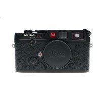 LEICA M6 black chrome rangefinder film camera Mint boxed strap papers