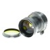 Leica M39 Summitar f=5cm 1:2 lens filter SOOFM collapsible shade hood
