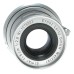 Leitz Wetzlar Elmar f=5cm 1:2.8 Leica M 35mm RF camera lens with filters