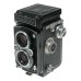 Rolleiflex TLR Zeiss-Opton Tessar T 3.5/75 filters lens hood caps conversion kit flash leather cases boxed