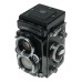 Rolleiflex TLR film camera Zeiss Planar 1:2.8 f=80mm in leather case with strap