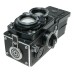 Rolleiflex TLR film camera Zeiss Planar 1:2.8 f=80mm in leather case with strap