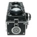 Rolleiflex TLR film camera Zeiss Planar 1:2.8 f=80mm in leather case with strap