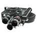 Bolex H8 Reflex 8mm vintage movie camera Kern Macro-Switar RX lenses manual
