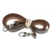 Leica III vintage brown leather camera strap for 35mm film rangefinder
