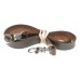 Leica III vintage brown leather camera strap for 35mm film rangefinder