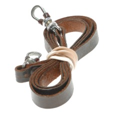 Leica III vintage brown leather camera strap for 35mm film rangefinder