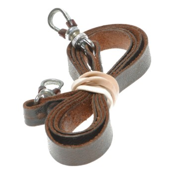Leica III vintage brown leather camera strap for 35mm film rangefinder
